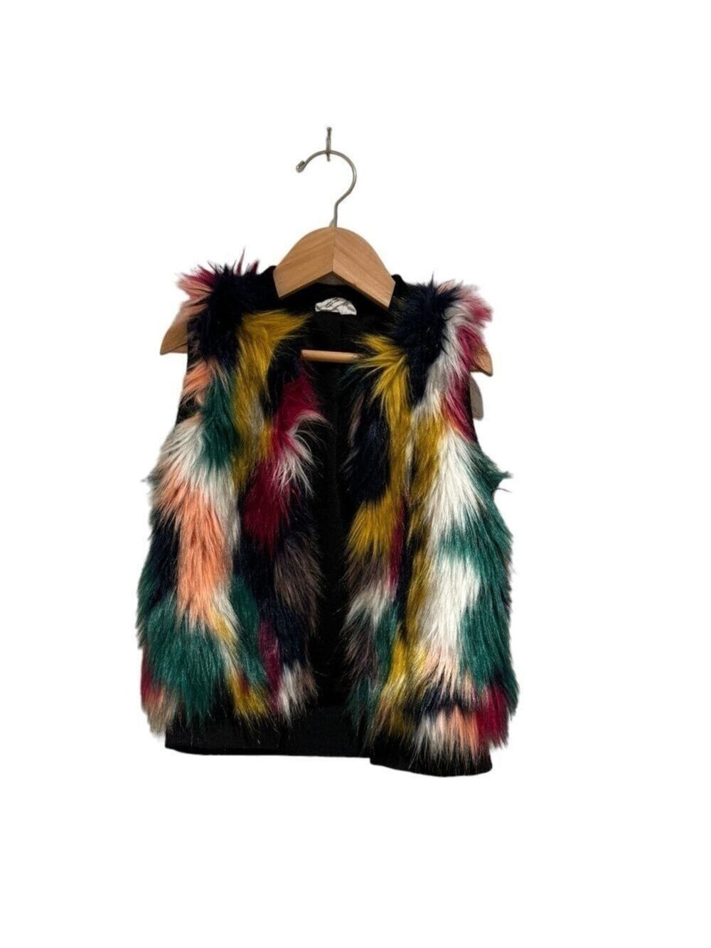 DEUX PAR DEUX faux fur vest - size 4T